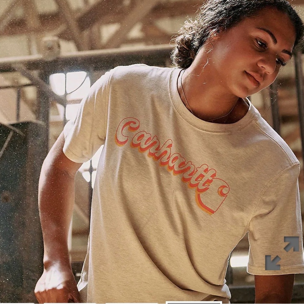 Carhartt Women's Cream Short Sleeve Tee